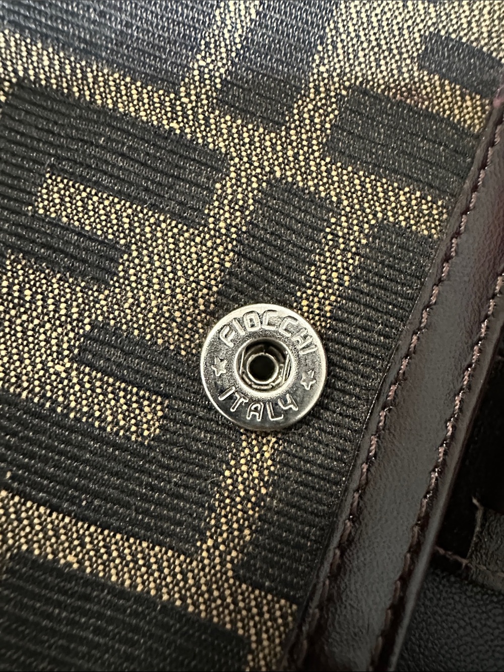 Fendi Brown Zucca FF Canvas Wallet with Leather Trim - Picture 11 of 12